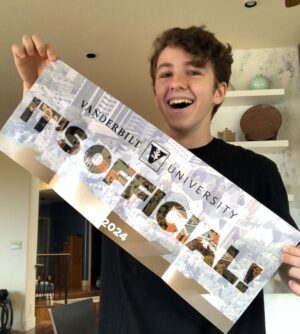 Ethan Wacker Instagram - So beyond excited to say I will be attending Vanderbilt University!!! Go Commodores!! #vanderbilt @vanderbiltu