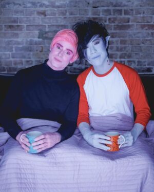 Eugene Lee Yang Instagram - 🍬 GUMLEE 🦇
#halloween #fionnaandcake #adventuretime #eugenoween 

Photos by @jdrenes 
Makeup & Hair by @ariannachayleneblean