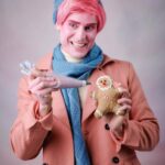 Eugene Lee Yang Instagram - 🍬 GUMLEE 🦇 #halloween #fionnaandcake #adventuretime #eugenoween Photos by @jdrenes Makeup & Hair by @ariannachayleneblean