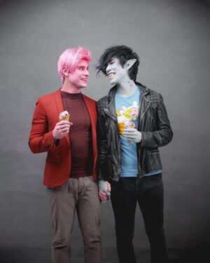 Eugene Lee Yang Instagram - 🍬 GUMLEE 🦇
#halloween #fionnaandcake #adventuretime #eugenoween 

Photos by @jdrenes 
Makeup & Hair by @ariannachayleneblean