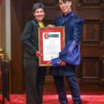 Eugene Lee Yang Instagram - I’m overjoyed to have been honored by the @calgbt Caucus at the CA State Legislature for Pride alongside some incredible LGBTQ+ leaders. 🥹 Thank you to @aimhighgetlow for nominating me and for introducing #ACA5 alongside @scott_wiener to enshrine marriage equality protections in the state constitution. 👏 This humbling recognition is dedicated to all of y’all - my queer family and allies - who have supported me. I’ll continue to fight for the rights of our beautiful, vibrant community while being unapologetically gay. 🏳️‍🌈✊🏳️‍⚧️ Styling by @colinmanderson Looks by @queerawang Jewelry by @christinebukkehave Bag by @luxedujour Shoes by @alessandrovasiniofficial Sacramento Capitol Building