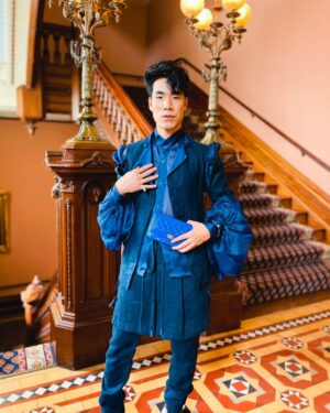 Eugene Lee Yang Instagram - I’m overjoyed to have been honored by the @calgbt Caucus at the CA State Legislature for Pride alongside some incredible LGBTQ+ leaders. 🥹 Thank you to @aimhighgetlow for nominating me and for introducing #ACA5 alongside @scott_wiener to enshrine marriage equality protections in the state constitution. 👏

This humbling recognition is dedicated to all of y’all - my queer family and allies - who have supported me. I’ll continue to fight for the rights of our beautiful, vibrant community while being unapologetically gay. 🏳️‍🌈✊🏳️‍⚧️

Styling by @colinmanderson 
Looks by @queerawang 
Jewelry by @christinebukkehave 
Bag by @luxedujour
Shoes by @alessandrovasiniofficial