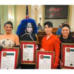 Eugene Lee Yang Instagram - I’m overjoyed to have been honored by the @calgbt Caucus at the CA State Legislature for Pride alongside some incredible LGBTQ+ leaders. 🥹 Thank you to @aimhighgetlow for nominating me and for introducing #ACA5 alongside @scott_wiener to enshrine marriage equality protections in the state constitution. 👏 This humbling recognition is dedicated to all of y’all - my queer family and allies - who have supported me. I’ll continue to fight for the rights of our beautiful, vibrant community while being unapologetically gay. 🏳️‍🌈✊🏳️‍⚧️ Styling by @colinmanderson Looks by @queerawang Jewelry by @christinebukkehave Bag by @luxedujour Shoes by @alessandrovasiniofficial Sacramento Capitol Building