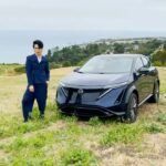 Eugene Lee Yang Instagram - Dream Car Contender 4️⃣: the all-new Nissan Ariya! I brought @NissanUSA’s gorgeous crossover SUV as my date to my friend’s wedding 👰🏻‍♀️ - do you think this might be my one true car? Congratulations to YB & Herbert! 🎊 #NissanPartner