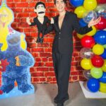 Eugene Lee Yang Instagram - my puppet-themed birthday party was absolutely absurd 😊🥳🤣 custom puppet by @mindovermadison