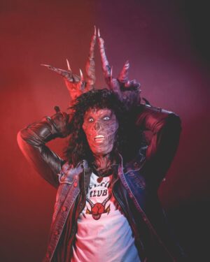 Eugene Lee Yang Instagram - “What are you doing here, Max? Would you like to join them?” 🕰
#StrangerThings #Halloween #Eugenoween
Photos by @jdrenes 
Makeup & Hair by @ariannachayleneblean 
Makeup Asst. by @makeupkarly
