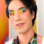 Eugene Lee Yang Instagram - where my queer people at? 🙋🏻‍♂️ #pride love y’all ❤️🧡💛💚💙💜🤎🖤 makeup by @ariannachayleneblean