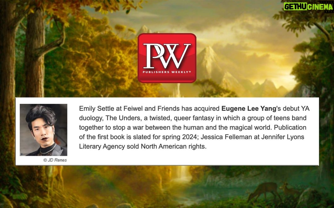 Eugene Lee Yang Instagram - A dream come true: I'm thrilled to finally share that my queer fantasy epic YA novel will be released as a duology! I've been working on this incredibly special story and characters for a very long time and can't wait for you to enter the world of The Unders. ππΈπ»π§πΌππ§πΏπ§π½ββοΈπ¦