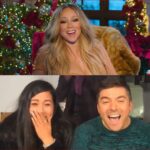 Eugene Lee Yang Instagram - Surprising Mariah Carey’s Biggest Fans 🦋 The Queen of Christmas @mariahcarey and I tricked two of my friends with the present of her presence! 🎄 #lambily #merrychristmas