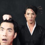 Eugene Lee Yang Instagram - “Now, if any of you sons of bitches got anything else to say, now's the fucking time!” Beauty & Blood Series: #KillBill🗡️ O-Ren Ishii 石井 オーレン (Lucy Liu) #Halloween #Eugenoween Photo by @jdrenes Hair & Makeup by @ariannachayleneblean Hair & Makeup Asst. by @marykendallll Kimono by @estheryyoon