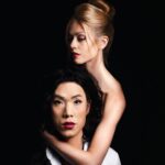 Eugene Lee Yang Instagram - “I think about you all the time.” Beauty & Blood Series: #KillingEve💋 Eve Polastri (Sandra Oh), ft. @kat.mcnamara as Villanelle (Jodie Comer) #Halloween #Eugenoween Photos by @jdrenes Hair & Makeup by @ariannachayleneblean Kat’s Hair & Makeup by @marykendallll