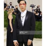 Eugene Lee Yang Instagram – #metgala 
hair by @daviddanggg 
makeup by @vanmakeupnyc 
nails by @sojinails 
necklace by @ericksonbeamon 
vintage tuxedo by @dior @hedislimane 
shoes by @jimmychoo 
special thanks to @derekblasberg @nickbrown @voguemagazine & @metmuseum The Metropolitan Museum of Art, New York