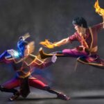 Eugene Lee Yang Instagram - ⚡️AGNI KAI 🔥 #Avatar Halloween’s exactly six months away. What should I do this year? 🧐 #Eugenoween Photo by @jdrenes Makeup by @ariannachayleneblean Costumes by @kineticcosplay