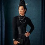 Eugene Lee Yang Instagram - ⛈ dark cloud empress 🕷 #GoldGala✨ @goldhouseco Styling by @colinmanderson Hair by @daviddanggg Makeup by @ariannachayleneblean Wearing @bad_binch_tongtong Face Piece, Nails, & Ear Cuffs by @atavuscouture Clutch by @judithleiberny Bracelet lent from @michelleblackdesign Styling products from @ogx_beauty Photos by @danielseunglee