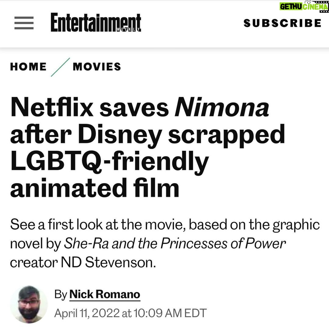 Eugene Lee Yang Instagram - I’m so proud to finally announce I’m voicing a heroic knight alongside @rizahmed and @chloegmoretz in #NIMONA 🦈, the @netflix animated film based on @gingerhazing’s groundbreaking graphic novel. Coming in 2023! 🌈⚔️💞