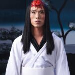 Eugene Lee Yang Instagram - ⚠️FAKE BLOOD & GORE WARNING⚠️ “That really was a Hattori Hanzō sword.” Beauty & Blood Series: #KillBill🗡️ O-Ren Ishii 石井 オーレン (Lucy Liu) #Halloween #Eugenoween Photos by @jdrenes Hair, Makeup & SFX by @ariannachayleneblean Hair & Makeup Asst. by @marykendallll