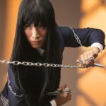 Eugene Lee Yang Instagram - “You call that begging? You can beg better than that.” Beauty & Blood Series: #KillBill🗡️ Gogo Yubari 夕張 ゴーゴー (Chiaki Kuriyama 栗山 千明) #Halloween #Eugenoween Photos by @jdrenes Hair & Makeup by @ariannachayleneblean
