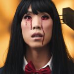 Eugene Lee Yang Instagram - “You call that begging? You can beg better than that.” Beauty & Blood Series: #KillBill🗡️ Gogo Yubari 夕張 ゴーゴー (Chiaki Kuriyama 栗山 千明) #Halloween #Eugenoween Photos by @jdrenes Hair & Makeup by @ariannachayleneblean