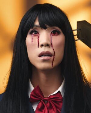 Eugene Lee Yang Instagram - “You call that begging? You can beg better than that.”
Beauty & Blood Series: #KillBill🗡️
Gogo Yubari 夕張 ゴーゴー (Chiaki Kuriyama 栗山 千明)
#Halloween #Eugenoween
Photos by @jdrenes 
Hair & Makeup by @ariannachayleneblean