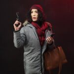 Eugene Lee Yang Instagram - “I think about you all the time.” Beauty & Blood Series: #KillingEve💋 Eve Polastri (Sandra Oh), ft. @kat.mcnamara as Villanelle (Jodie Comer) #Halloween #Eugenoween Photos by @jdrenes Hair & Makeup by @ariannachayleneblean Kat’s Hair & Makeup by @marykendallll