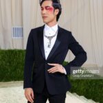 Eugene Lee Yang Instagram – #metgala 
hair by @daviddanggg 
makeup by @vanmakeupnyc 
nails by @sojinails 
necklace by @ericksonbeamon 
vintage tuxedo by @dior @hedislimane 
shoes by @jimmychoo 
special thanks to @derekblasberg @nickbrown @voguemagazine & @metmuseum The Metropolitan Museum of Art, New York