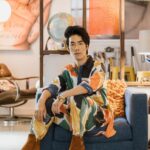 Eugene Lee Yang Instagram - 🐴 gay texan horse 🦄 styling by @colinmanderson wearing @norblacknorwhite set jewelry by @vitaly shoes by @jimmychoo location and art @weare1906 photos by @darkroomfoto @heymike.photo San Antonio, Texas