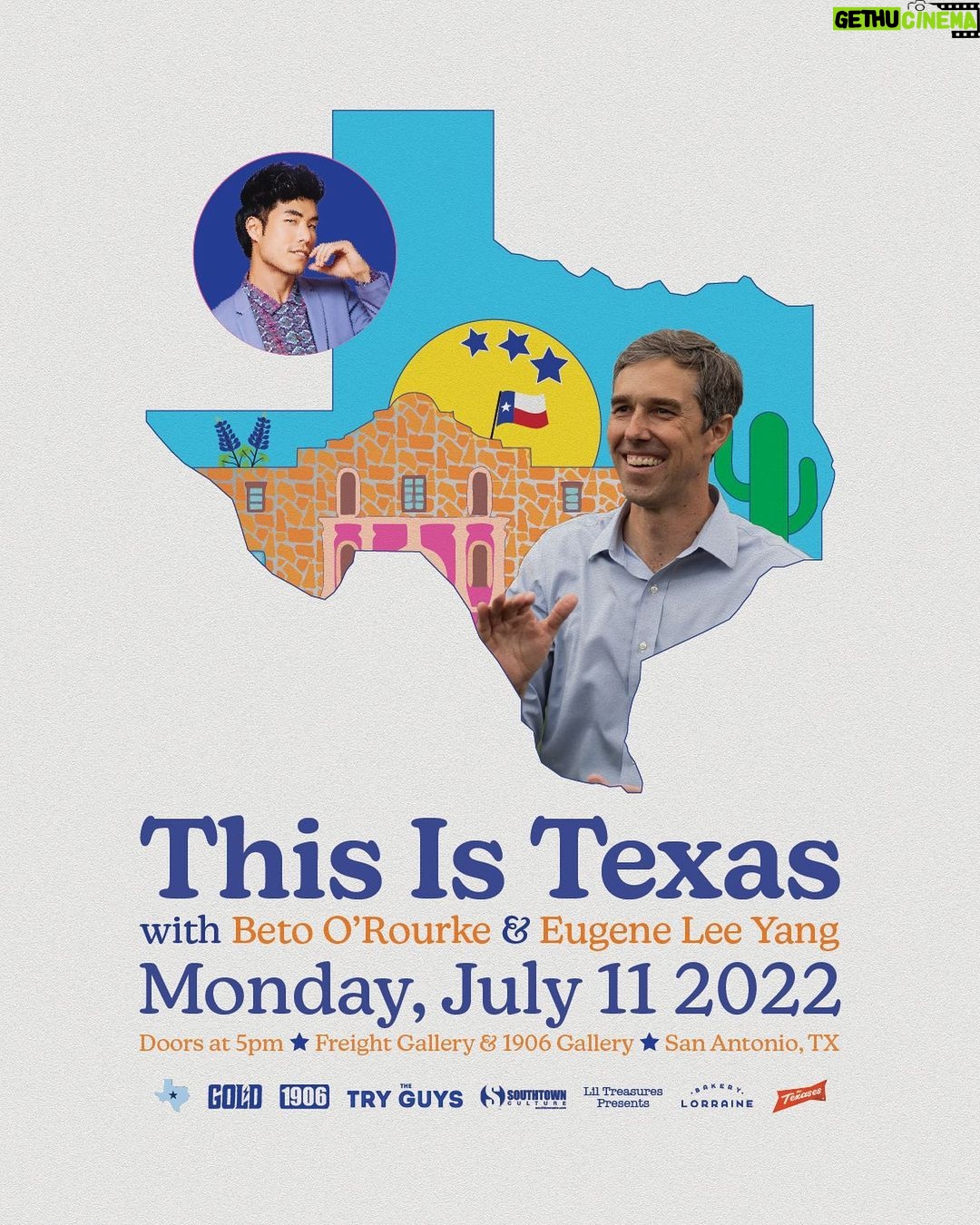Eugene Lee Yang Instagram - I’m producing and hosting a very special documentary about Texas and will be in San Antonio on July 11 to support @betoorourke - a candidate who believes kids are more important than guns, being queer is not abnormal, and BIPOC voters should never face discrimination at the ballot box or anywhere else. Join us or donate through the link in my bio! ⭐️