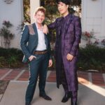 Eugene Lee Yang Instagram - Oscars Nominees Luncheon🪻 #Nimona styling by @colinmanderson hair by @daviddanggg makeup by @ariannachayleneblean suit by @hiromi.asai ear cuffs by @ladygreyjewelry ring & bracelet by @noritamy shoes by @unitednude photos by @jdrenes