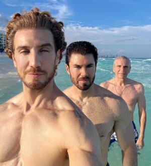 Eugenio Siller Instagram - • Family First •

#fatherandsons 
#siller
