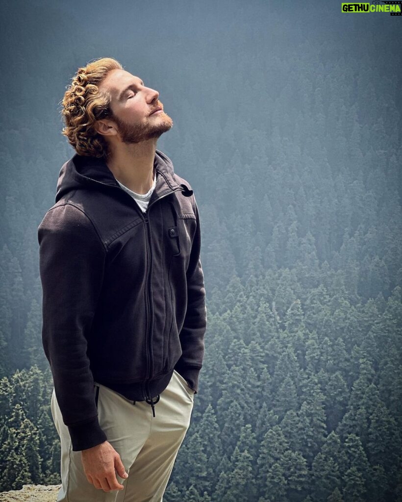 Eugenio Siller Instagram - A day in the woods … 🌲 ☁️ Which one is your favorite? Mine is no. 3 😊
