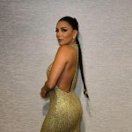 Eva Longoria Instagram - ✨Gold for the Governors Awards✨ What a beautiful night celebrating the achievements of Angela Bassett, Mel Brooks, Carol Littleton and Michelle Satter 💫 Thank you @theacademy ! Styling: @stylememaeve MU: @beautybyelan Hair: @justinemarjan Nails: @kimmiekyees