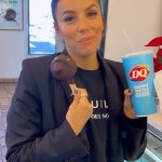 Eva Longoria Instagram - 2023 unseen moments 😝 1. In Schiaparelli 2. Gotta always make a DQ stop 3. Back exercises on the front lawn 4. @kenpaves can explain 5. Wine for dinner 6. Got to press play on my movie! 7. Yes, that’s me getting my hair done in the car 8. Hard at work or hardly working? 9. My love! 10. *adds truck driver to resume*