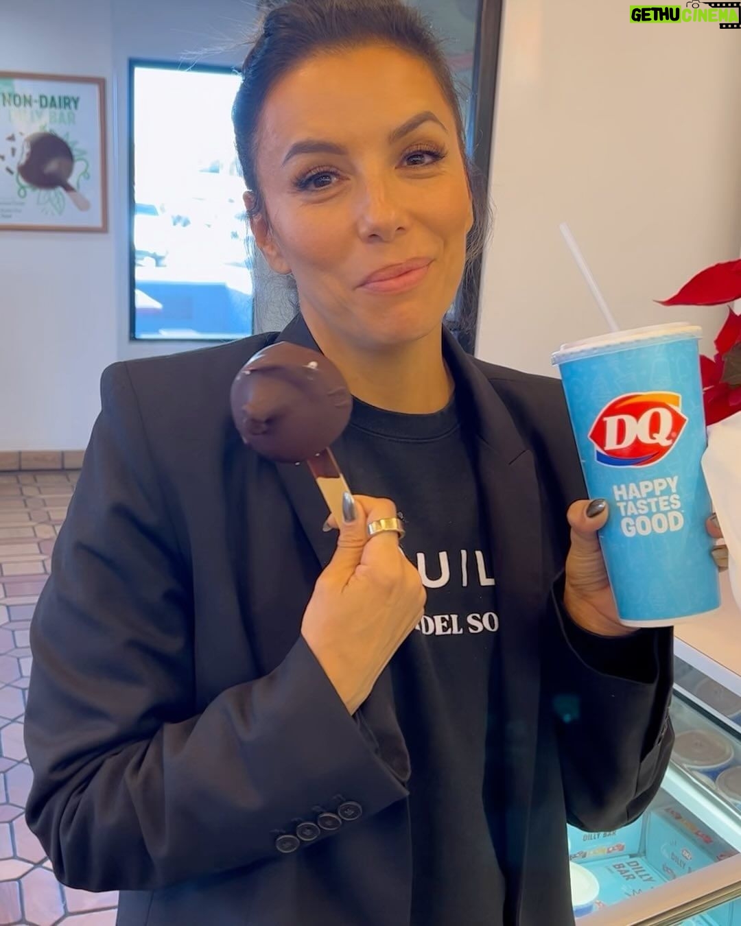Eva Longoria Instagram - 2023 unseen moments 😝 1. In Schiaparelli 2. Gotta always make a DQ stop 3. Back exercises on the front lawn 4. @kenpaves can explain 5. Wine for dinner 6. Got to press play on my movie! 7. Yes, that’s me getting my hair done in the car 8. Hard at work or hardly working? 9. My love! 10. *adds truck driver to resume*