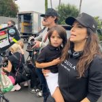 Eva Longoria Instagram - 2023 unseen moments 😝 1. In Schiaparelli 2. Gotta always make a DQ stop 3. Back exercises on the front lawn 4. @kenpaves can explain 5. Wine for dinner 6. Got to press play on my movie! 7. Yes, that’s me getting my hair done in the car 8. Hard at work or hardly working? 9. My love! 10. *adds truck driver to resume*