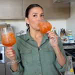 Eva Longoria Instagram – I never thought to mix aperol with tequila but I had to try since they’re two of my favorite things! Y’all this was sooo good. Try it and be sure to tag me if you recreate! 🧡