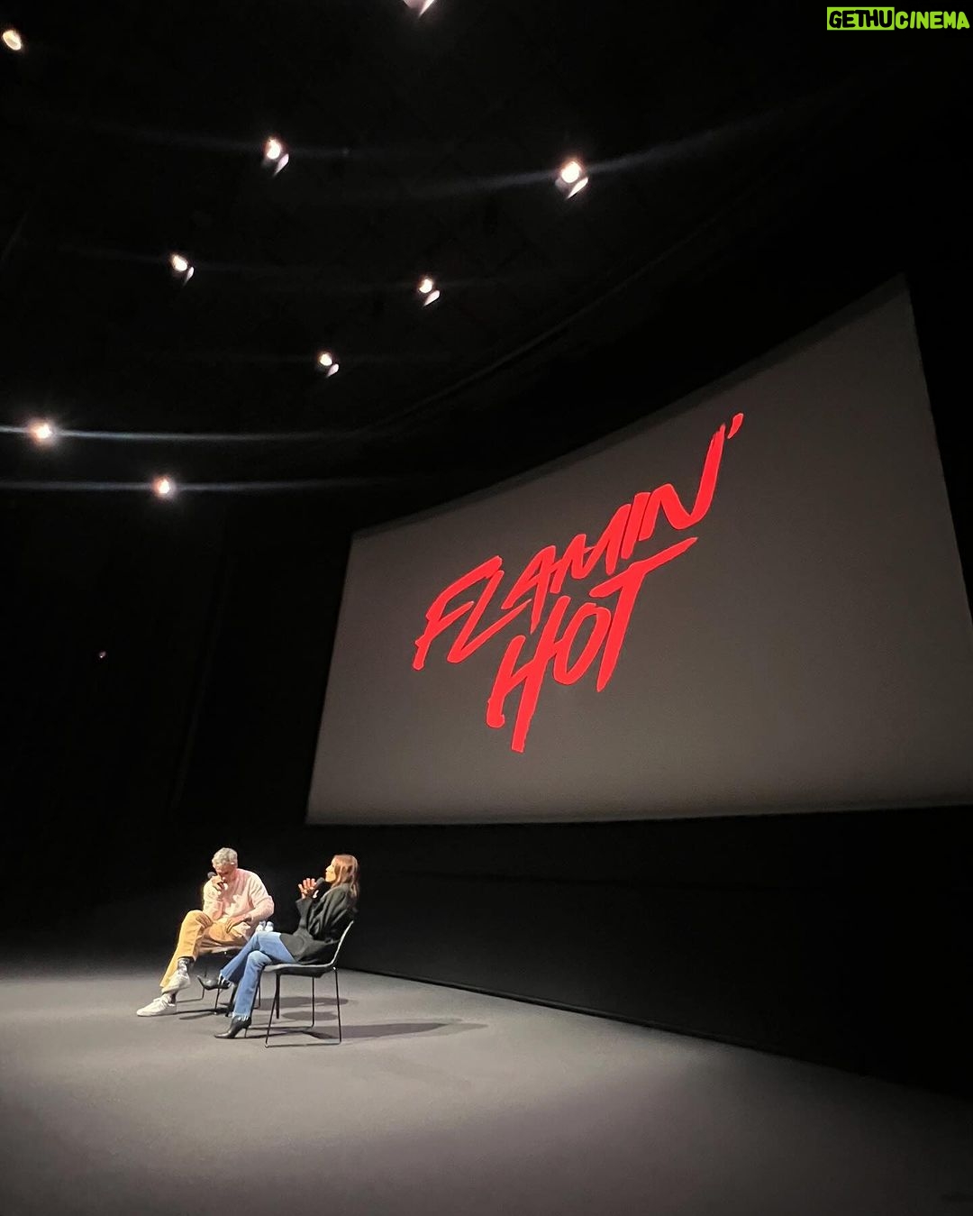 Eva Longoria Instagram - Another amazing screening of @flaminhotmovie last night! Thank you @academymuseum for hosting and @taikawaititi for moderating a beautiful conversation about the making of this very special film! #ItBurnsGood 🔥