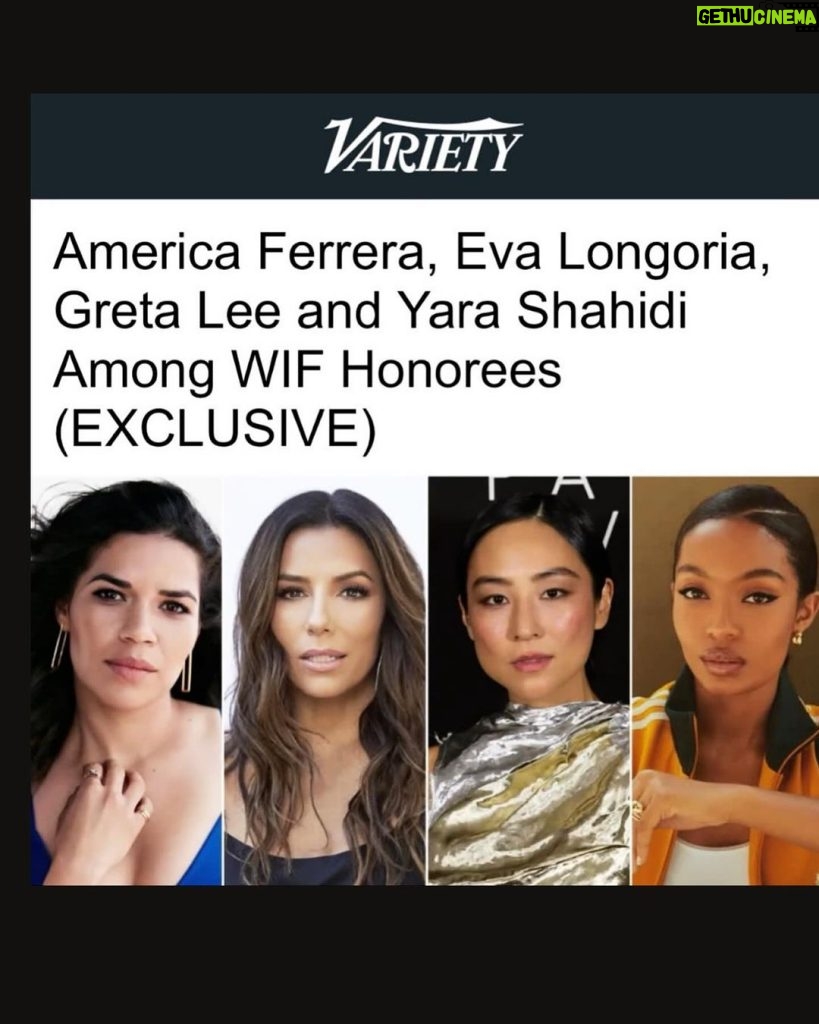 Eva Longoria Instagram - I am thrilled to receive the @womeninfilmla Crystal Award for Advocacy at WIF Honors 2023! Thank you to WIF for this incredible honor. I am grateful for the recognition and continued support of this community, who share my goal for a more equitable Hollywood. Happy 50th, WIF. I’ll see you at #WIFHonors2023!