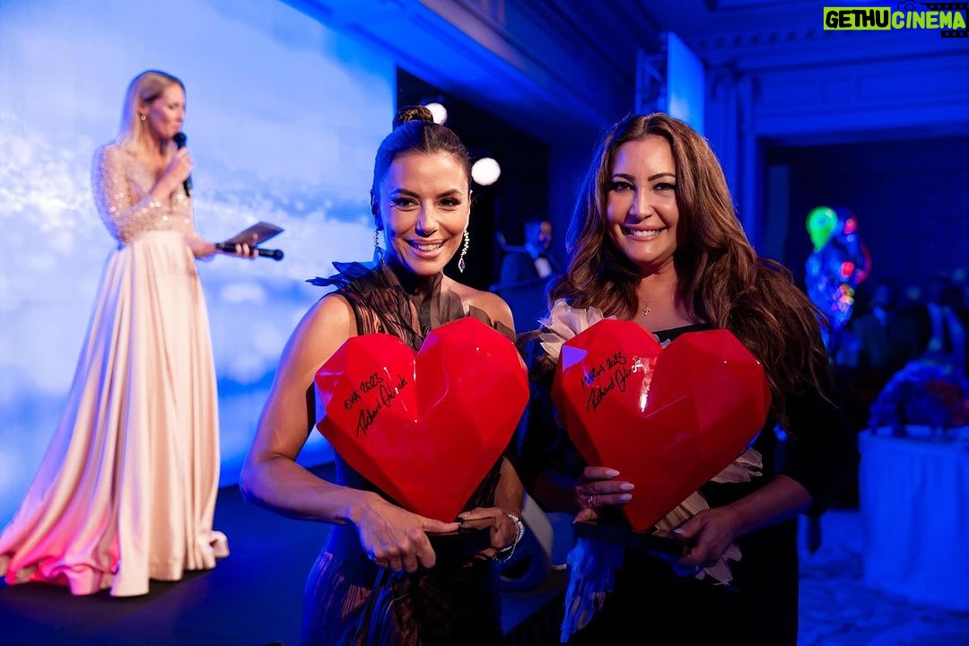 Eva Longoria Instagram - 11 years and counting ✨ Such a special night for a great cause @globalgiftfoundation. Merci @fsgeorgevparis and @apmmonaco for your continuous support. @mariarbravo and team, I love you! 💫