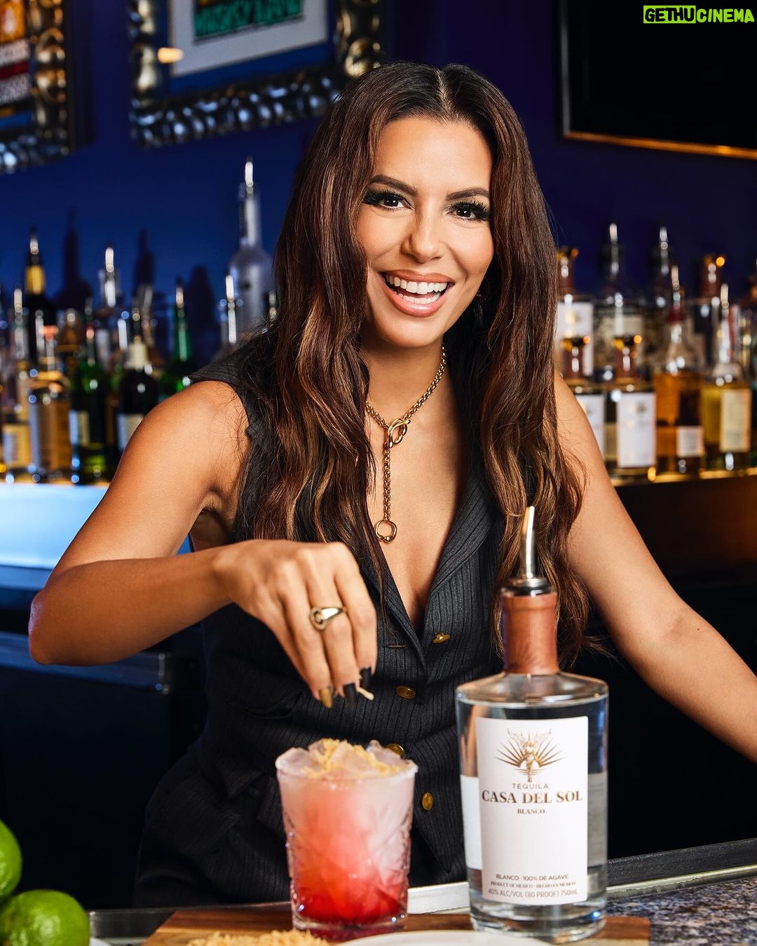 Eva Longoria Instagram - I am thrilled to join forces with Hard Rock to celebrate International Women’s Month! We took International Women’s Day and turned it into a month-long celebration to honor the strength, grace and resilience of women worldwide! Together, #WeAre supporting women’s health, rights, and societal issues. Explore the limited-time menu and cheers to the women of the world with my Pink Lace Margarita made with @casadelsoltequila at your local Hard Rock Cafe! #IWM2024 #HardRock