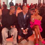 Eva Marcille Instagram - It was a reunion of epic proportions✨ The @nigelbarker and The @mrjaymanuel at the beautiful @pamellaroland show for #NYFW 🌻