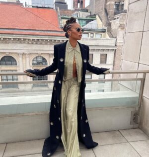 Eva Marcille Instagram - Thank you @cucculellishaheen 🌻  #nyfw