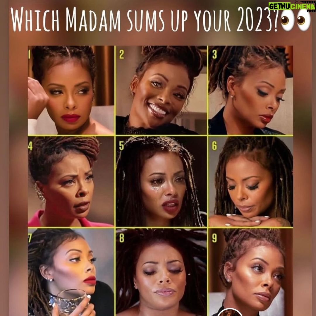 Eva Marcille Instagram - It has been a year, which Madam 👑 are you as we close out 2023?