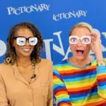 Eva Marcille Instagram - 😎 We’ve got @CarsonKressley and @EvaMarcille backstage for a good ol’ game of Blindfold #Pictionary! Los Angeles, California