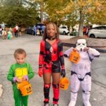 Eva Marcille Instagram - My Babies! Halloween was 🔥 #trunkortreat