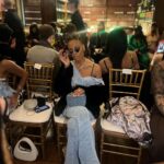 Eva Marcille Instagram - Thank you @tiffanybrowndesigns what a beautiful collection Queen Congratulations! What a pleasure is was to meet @alexisgfloyd and see my @officialkarenhuger 🌻 #NYFW