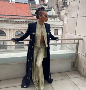 Eva Marcille Instagram - Thank you @cucculellishaheen 🌻  #nyfw