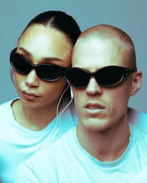 Eva Marisol Gutowski Instagram - Olav and I in Gentle Monster x Maison Margiela