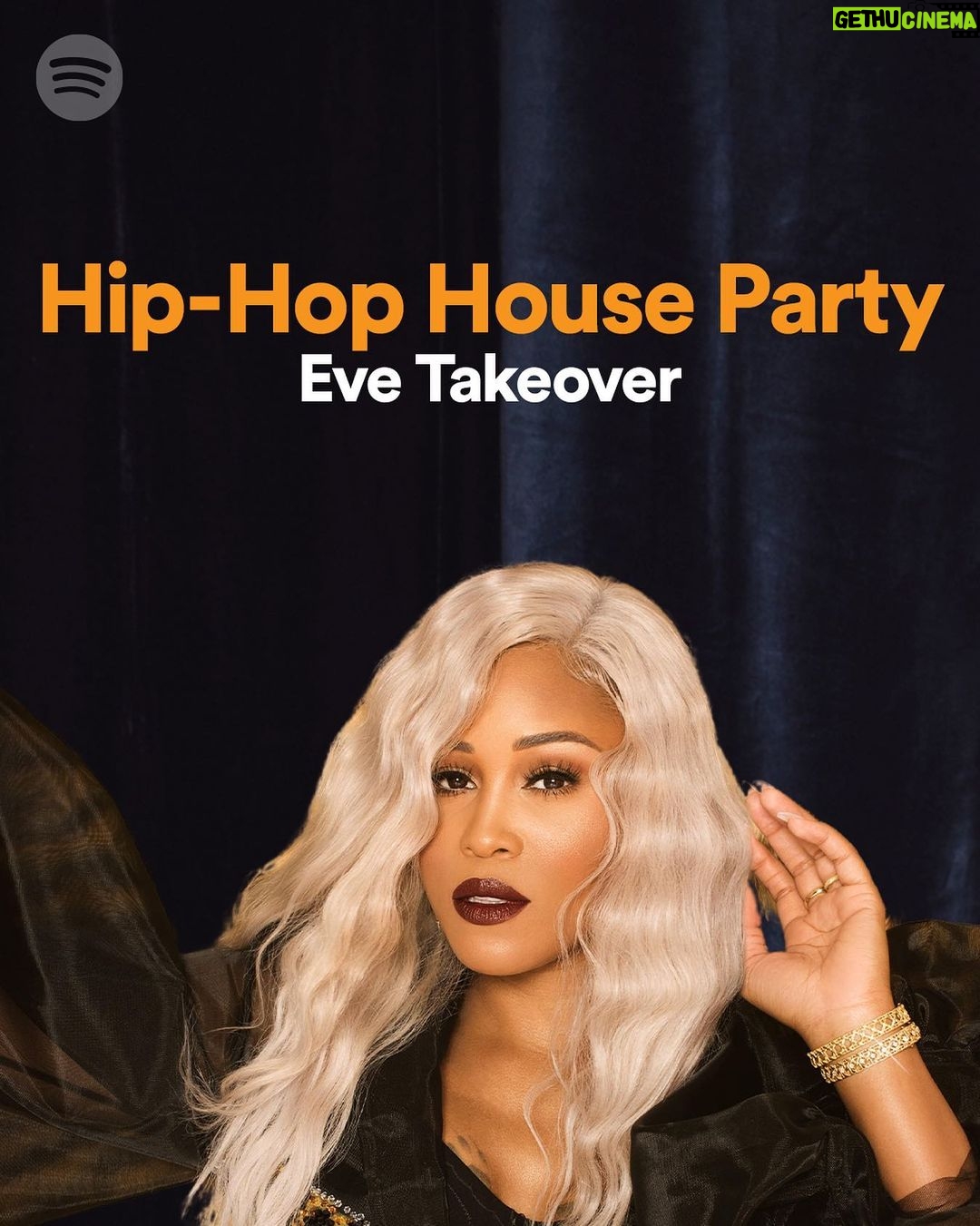 Eve Instagram - Happy New Year! Listen to my Hip Hop House Party NYE takeover playlist on @spotifyuk tonight to ring in 2023 🎉