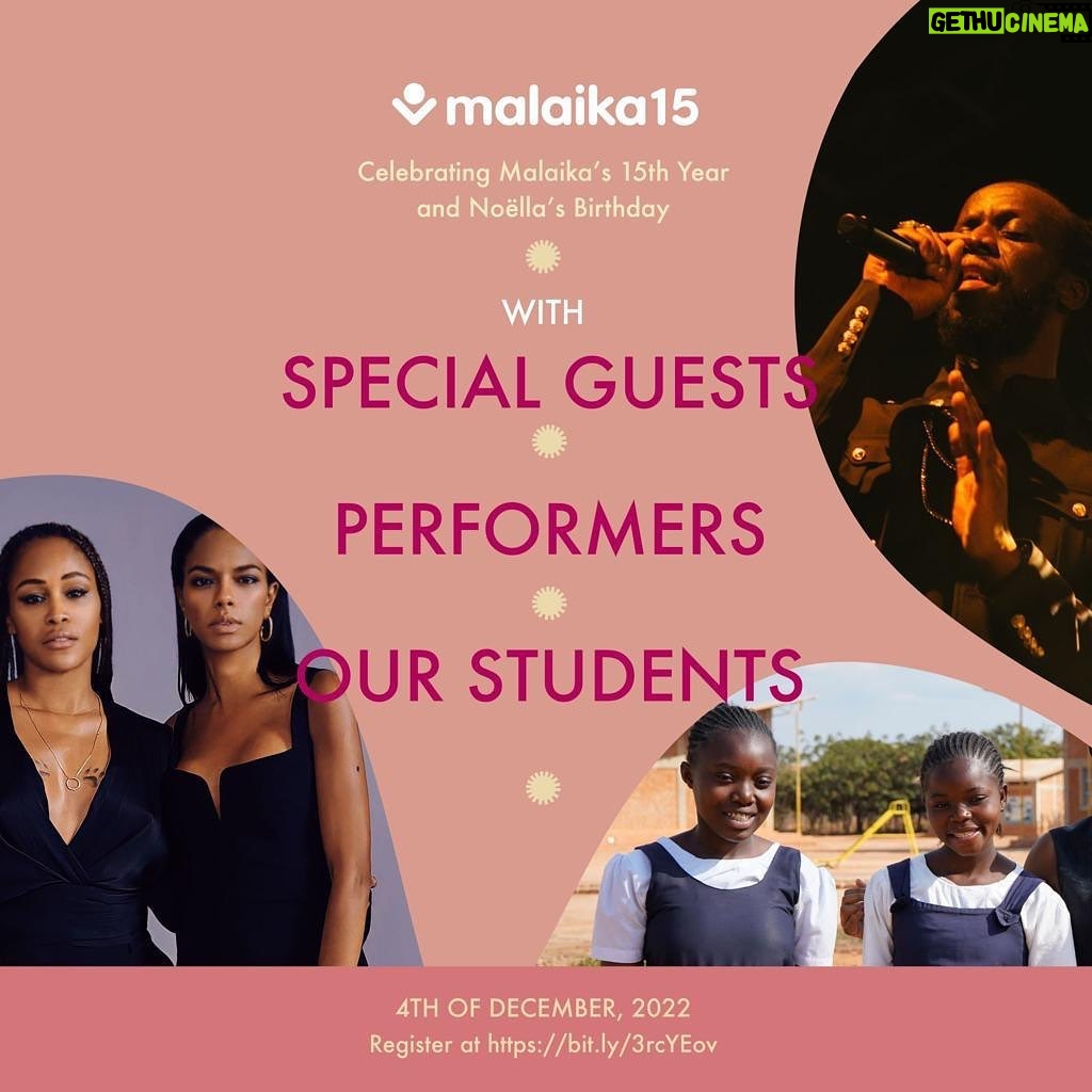 Eve Instagram - Join us today for @malaikadrc 15th year #anniversary and @noellacoursaris #birthdaycelebration and #fundraiser hear from some of the amazing students!! Hope to see you there!! #malaika15