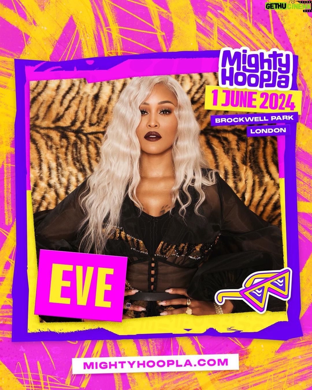 Eve Instagram - Mighty Hoopla… I’m coming for you! Can’t wait to party with you on Saturday 1st June. 🐾🏳️🌈 @mightyhoopla
